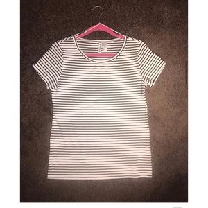 H&M cotton stripe T-shirt
